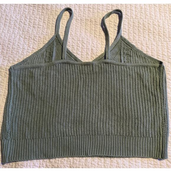 Almost Famous Knit Tank Top Crochet Sweater Plus Size 2X - Picture 3 of 7